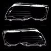 Front Headlight Cover for BMW E46 Coupe Convertible 1999-2003 M3 2000-2006 Auto Glass Lens Case Head Light Caps Lampshade Shell
