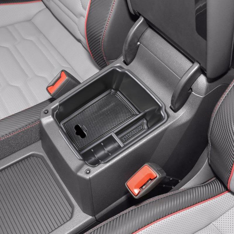For VW Tiguan 2018      2024 and -2024 VW Taos Center Console ert Tray Organizer Armrest Storage Box