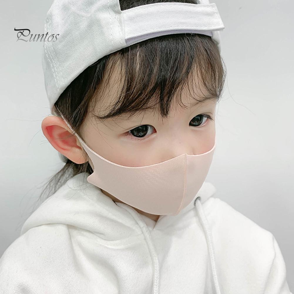 Puntos Dust-proof Kids Protective Breathable Washable Anti Droplet Face Mouth Mask