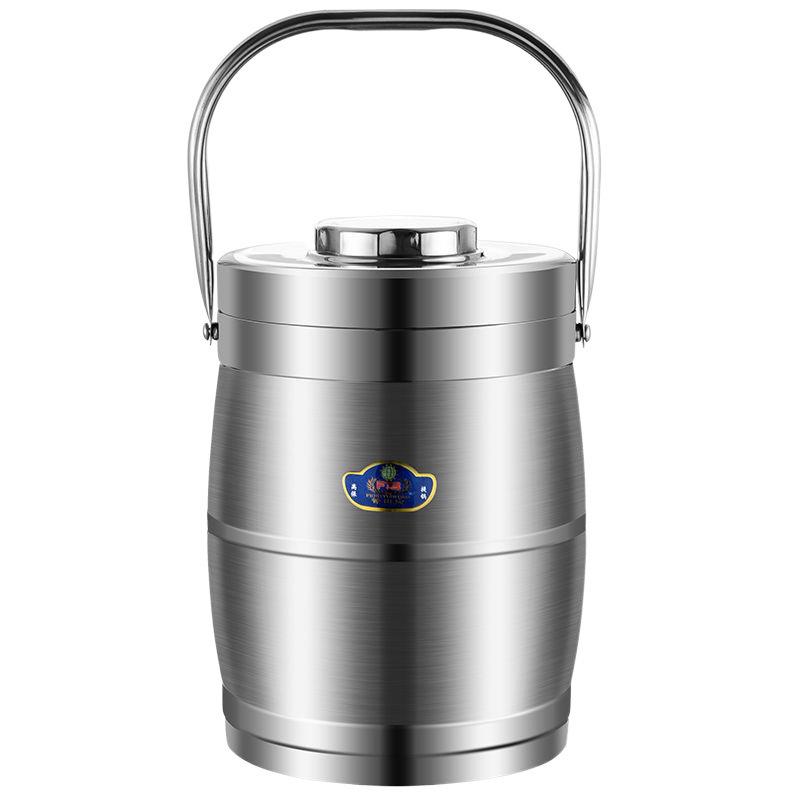 Portable Stainless Steel Insulated Lunch Box & Soup Container with Large Capacity