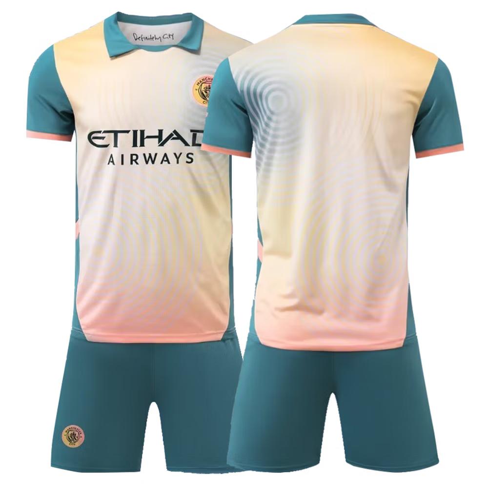 

Manchester City Third Away Football Jersey Men Club Sport Wear XL