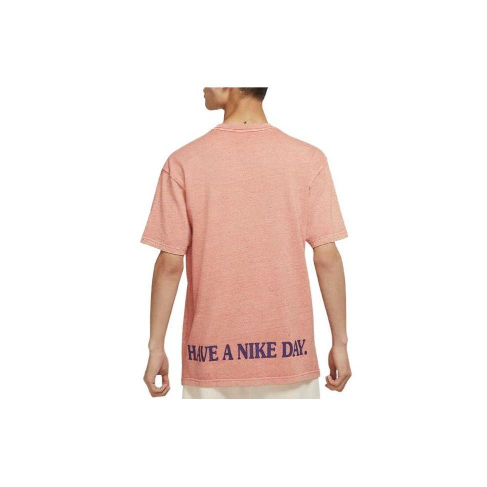 Nike Drop Shoulder Sleeve T-Shirt Men's Rock Pink DM6334-693