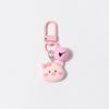Cartoon Cute Pink Small Pig Animal Pendant Keychains Backpack Hangings Decoration Accessries Gifts