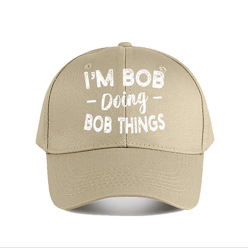 Im Bob Doing Bob Things Vintage Baseball Cap Baseball Cap Fashion Unisex Sunhat Womens Outdoor Sports Snapback Cap
