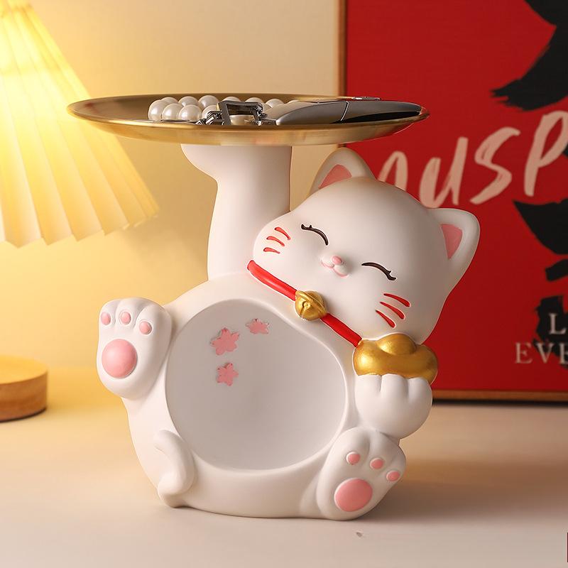 Národní Módní Špičková Třešňový Květ Kočičí Botník Vstupní Úložný Prostor na Klíče Ozdoby Obývací Pokoj Domácí Dekorace Ozdoby Řemesla