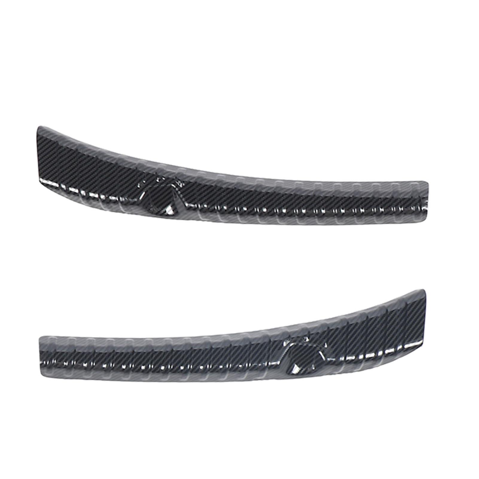 

2 шт. Защитная накладка на порог заднего багажника из нержавеющей стали, протектор порога двери заднего бампера для Model 3