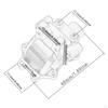 Aluminum Alloy Front Gear Box Cover Gearbox Transmission Case Diff for 1:14 H14BM 14210