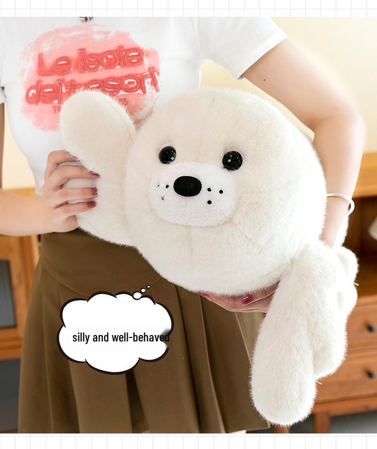 Mego Herriot Plush Sloth Monkey Seal Doll – Comforting Toy for Kids
