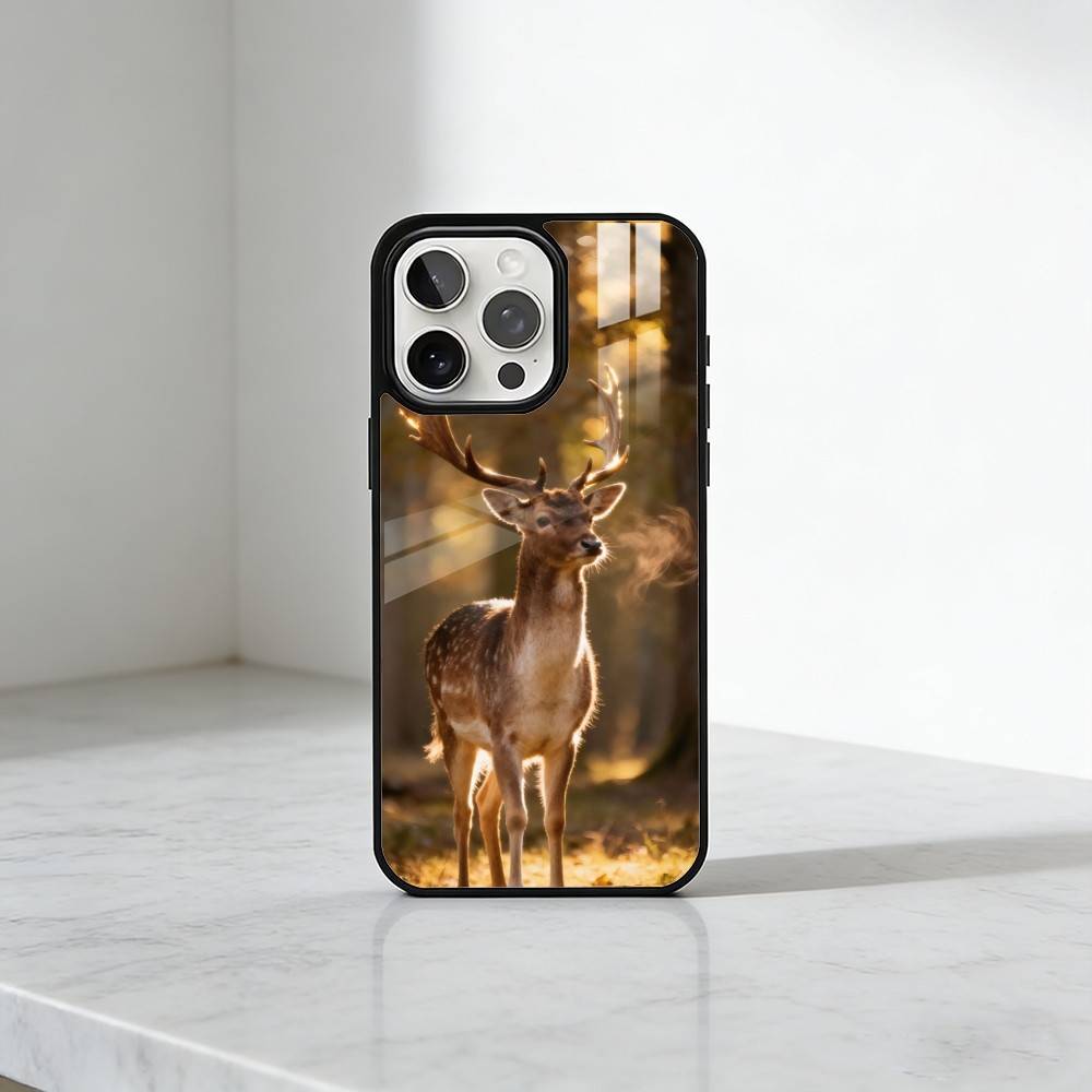Lucky DEER Bless You Printing Phone Case For iPhone17,16,15,14,13 Plus,Pro Max Magnetic For Magsafe Wireless Charging
