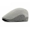 Autumn Winter Fleece Hat Men's Beret British Progressive Hat Retro Cap Woolen Hat