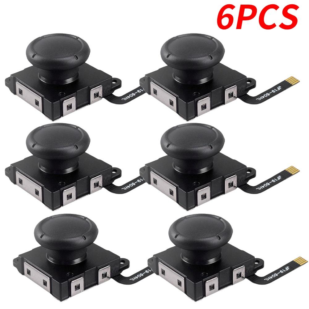1-6PCS Hall Electromagnetic Stick No Drifting Hall Effect Joystick Higher Sensitivity Hall Thumb Stick For Switch/OLED/Lite