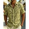 Hot Selling Men's Retro Paisley Printed Casual Shirt, Breathable Top for Party Travel and Daily Wear