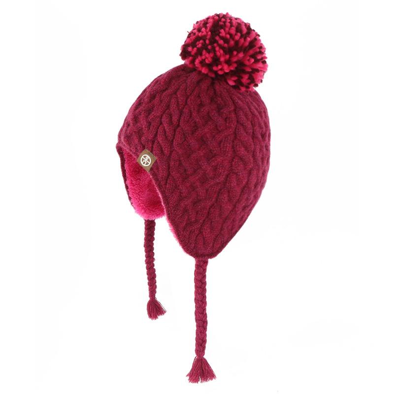 Children's Knitted Ear Protection Hat, Cold Resistant, Thick Skiing, Nordic Style Wool Blend, Direct Supply Knitted Hat