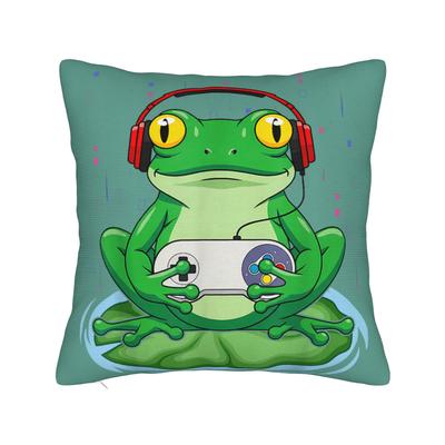 Japanische Gamer Frosch Kissenbezug Druck Kissenbezug Vintage Kissenbezüge Für Sofa Couch Bett Wohnzimmer