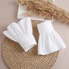 Removable Cuffs Fake Sleeves All-match Shirts Sweater Decorative Sleeves Flounces Wrist Sleeves Pleated Wrist Decors