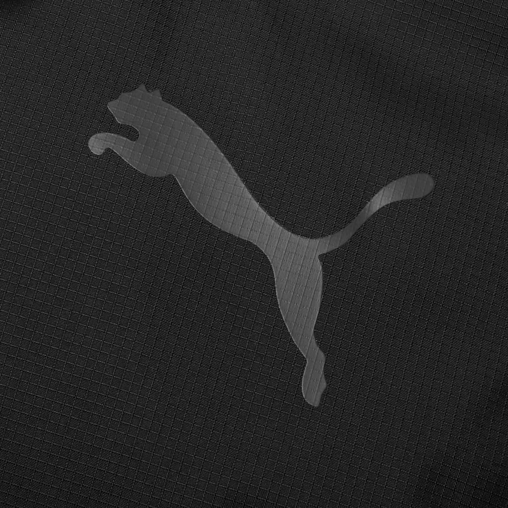 Puma Logo Jednobarevná péřová bunda s kapucí Pánské svrchní oblečení Černá 848762-01