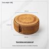 Vietnamese Rattan Tea Coaster Set: Autumn-Inspired Insulating Mats for Tea Ceremony and Kung Fu Tea Set Accessories