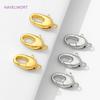2/4pcs/lot 18K Gold Plated Brass Lobster Clasp Connector,Clasps For Jewelry,DIY Necklace Bracelets Making,Jewelry Accessories