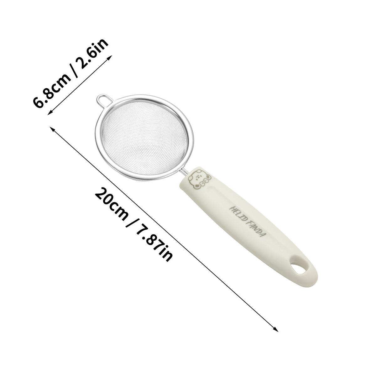 

WORTHBUY Сито для муки из нержавеющей стали 304, плоская ручка, сетка для фильтрации соевого молока, сито для сока, совок, маслоотделитель, кухонные гаджеты