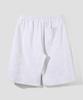 AGOD Side Tuck Sweat Bermuda Pants [White Melange]