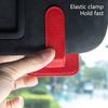 Leather Storage Clip Auto Interior Accessory Car Glasses Holder Card Clip Eyeglass Hanger Organizer Clip for Sun Visors