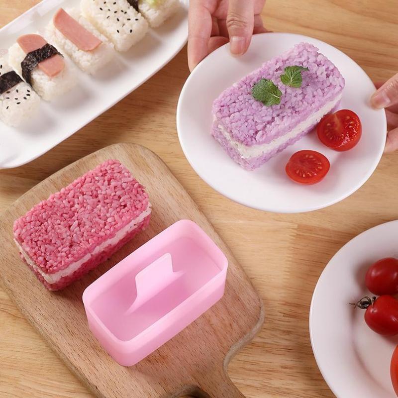 Formička na onigiri Domácí kuchyň Kuchyňské náčiní Pro kuchyň 4-5ks Sada Lis na sushi Pohodlné DIY Bento příslušenství Rýžové koule