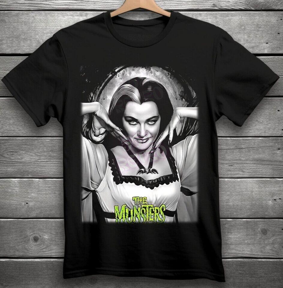 Lily Munster Horror T-Shirt Black S-3XL Unisex T-Shirt XXL