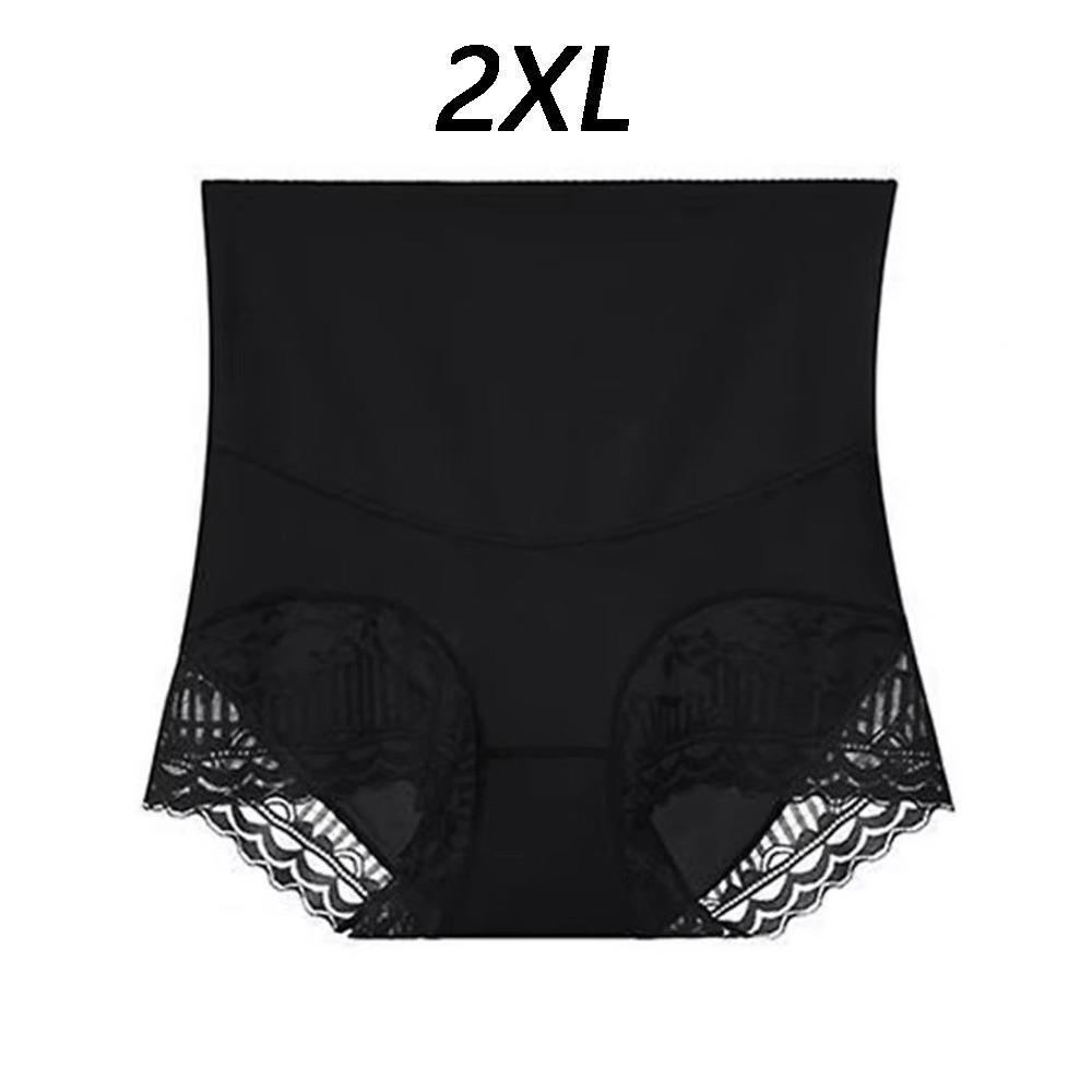 Lace Trim Slimming Underwear High Waist Shapewear Comfortable Tummy Control Panties  Women Wear