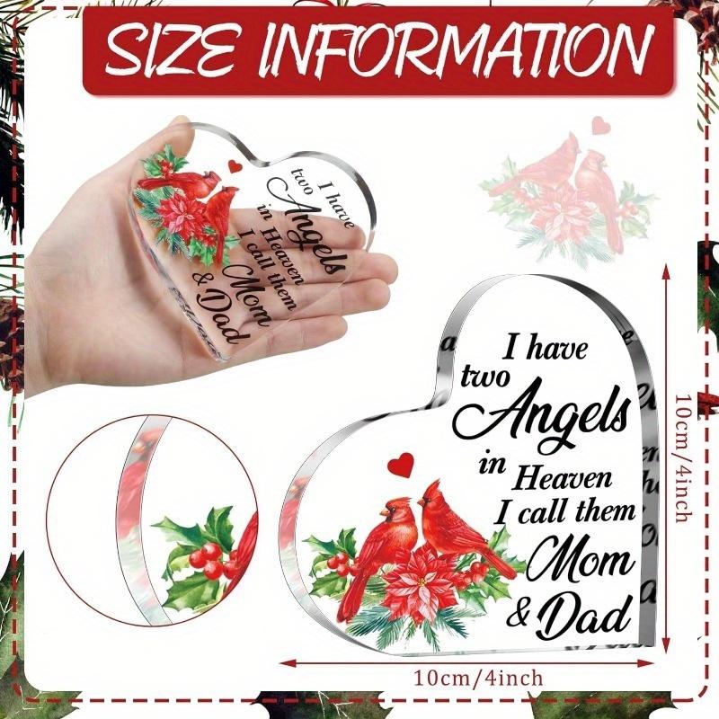 Weihnachts-Gedenkgeschenk: "Im Himmel" Erinnerungsgeschenk – Trauer um Verlust von Mama/Papa.