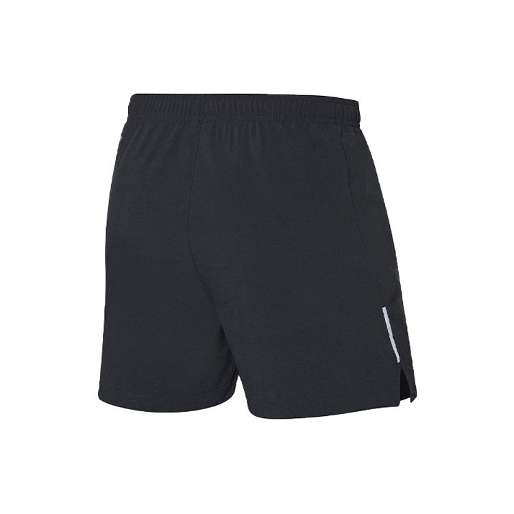 Li Ning Serie Corsa Allenamento Sport Fitness Tessuto Asciugatura Rapida Pantaloncini Casual Uomo pantaloncini Nero AKSQ071-2