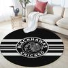 Chicago Blackhawks Rundteppich, Teppich für Wohnzimmer Schlafzimmer Sofa Spielzimmer Dekor, Rutschfeste Bodenmatte