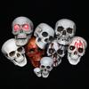 Decorazione Scena Teschio Scheletro Casa Infestata di Halloween Per Festa Spettrale