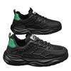 Men's Shoes 2024 New Summer Breathable Mesh Black Dad Sports and Leisure Running Thick-soled Labor Insurance Work Tide Shoes