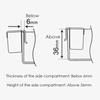 2-Piece Mini Refrigerator Pocket, Refrigerator Storage Case, Small Item Organizer, Box, Rack, Classifier, Condiment Organizer, Stationery Organizer, S