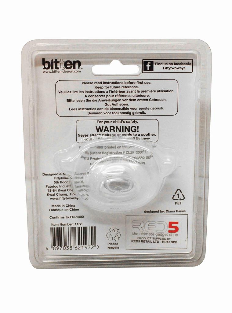 Moustache Pacifier Pacifier [Used]