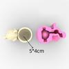 Pulling Bear Flower Pots Mold Epoxy Resin Molds Pen Holder Candle Holder Cement Planter Silicone Mould Home Decorations
