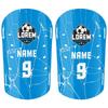 Professional Soccer Shin Guards With Sublimation Print Training Match Use