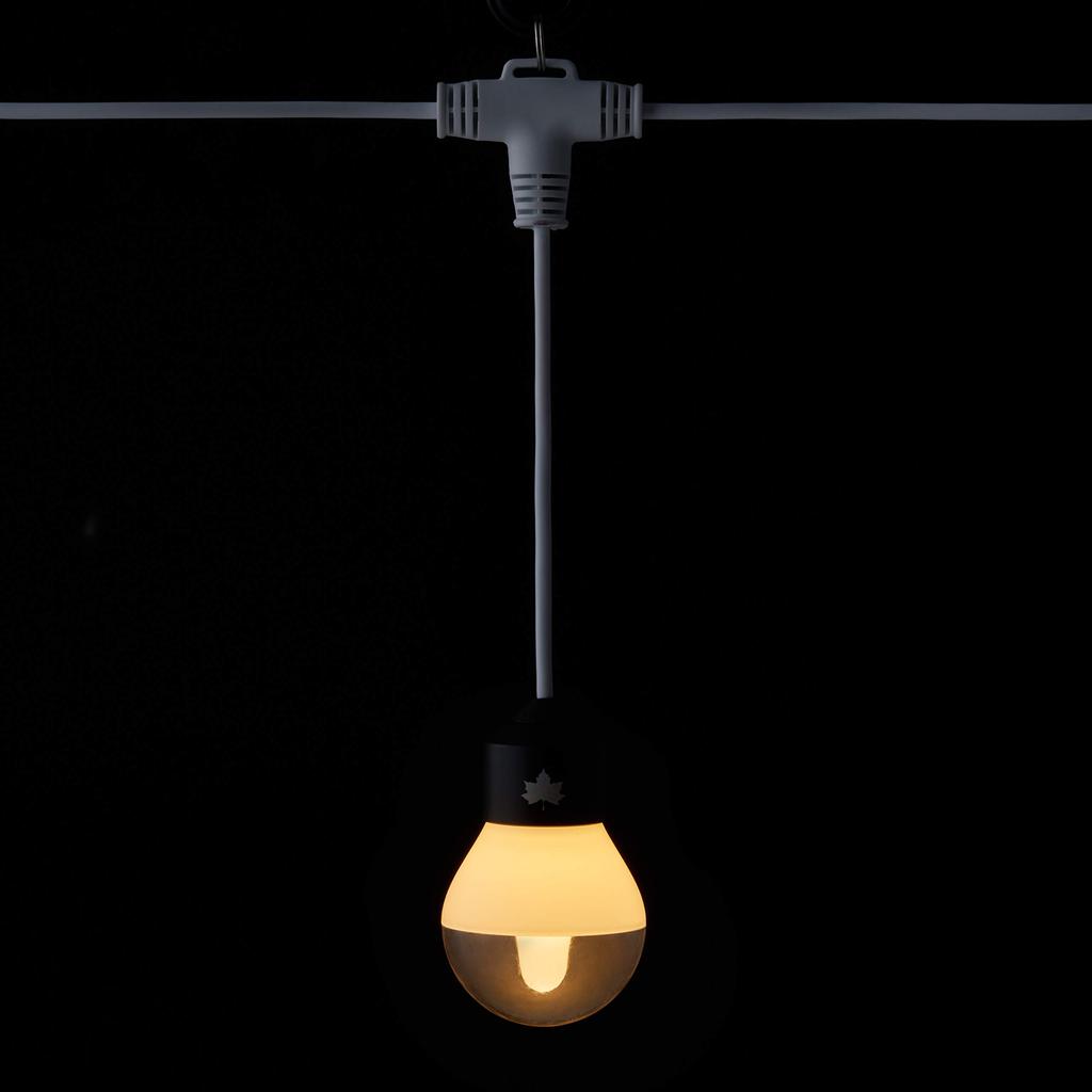 LOGOS USB Flickering Bulb Light (3-Piece Type) 74175040 White (Approx. 300cm Long)