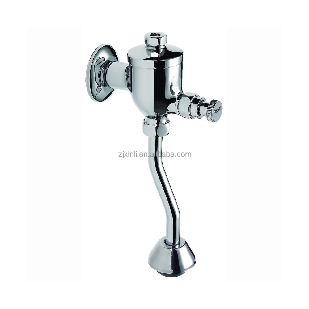 X10007ABSCR Wall Mounted Chrome Color of High Quality Brass Material Pressure Urinal Flush Valve