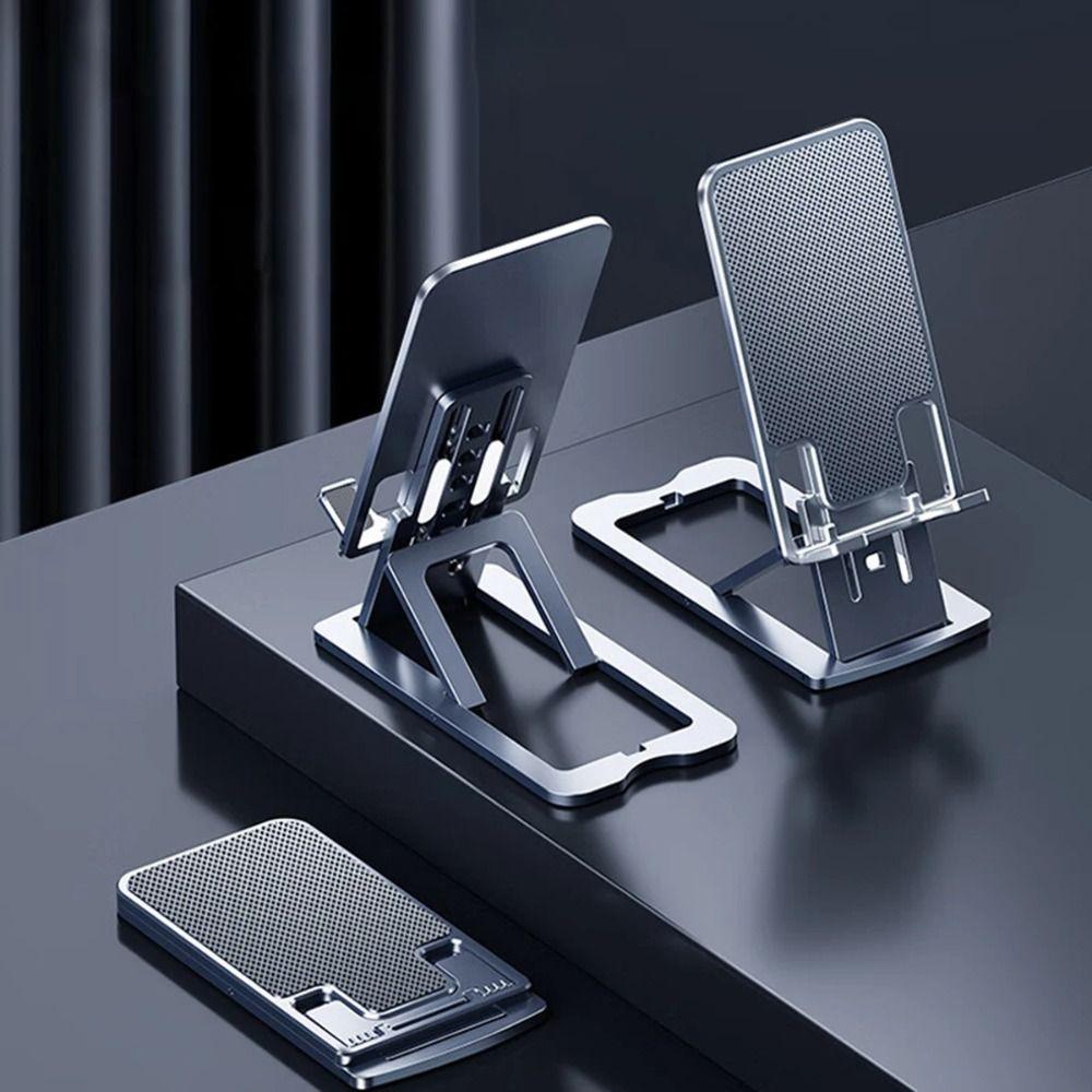 

Adjustable Lift Mobile Phone Bracket Silicone Bottom Phone Stand New Mobile Phone Holder Universal сірий колір