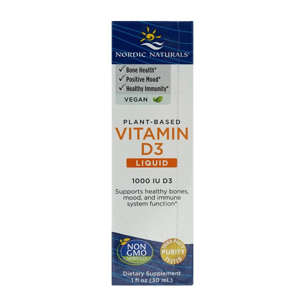 

Plant Based Vitamin D3 Liquid 1000 IU, 1 fl oz