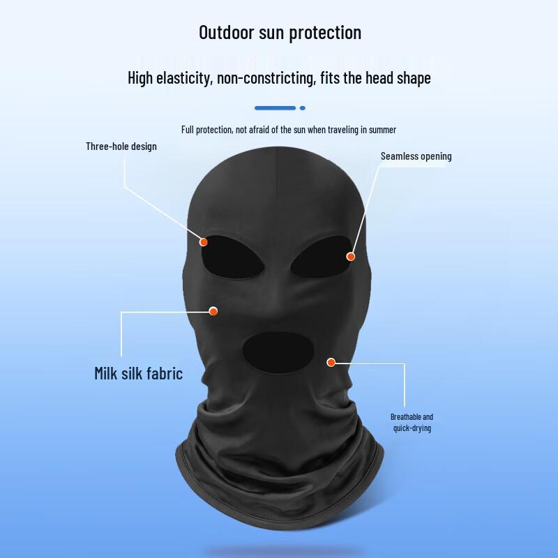 UOSU Summer Breathable Ice Silk Motorcycle Face Mask
