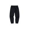 Anta Dragon Year Series Solid Color Mid Waist Cuffed Knit Sports Pants Women bottoms Black Gold 162418307-1