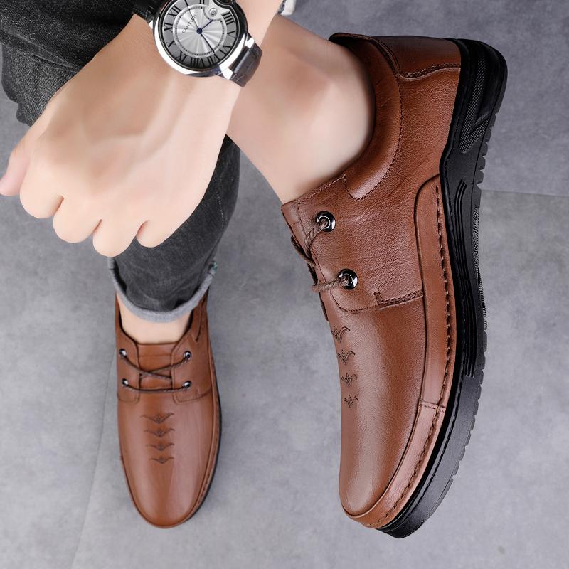 Модные кожаные туфли — фото 4