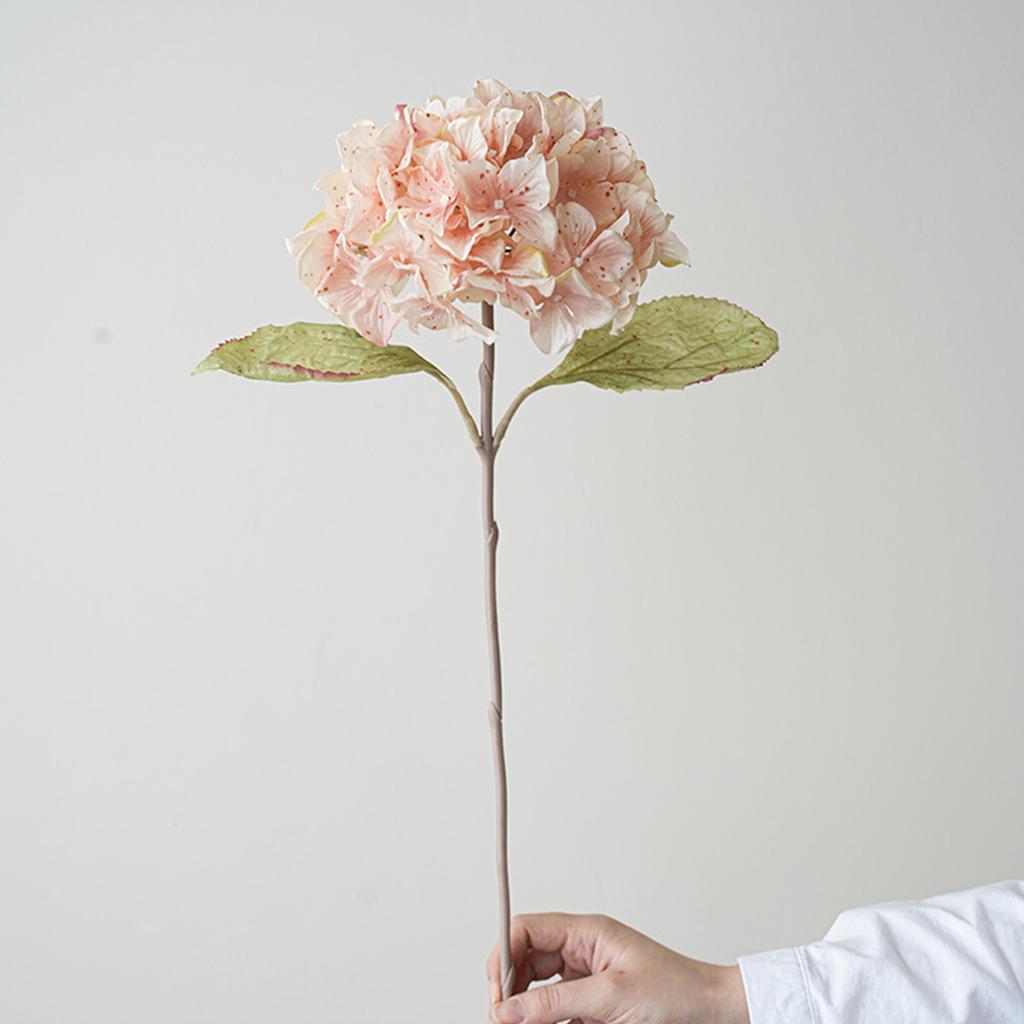 Dried Artificial Flowers Hydrangeas for Autumn Home Decoration  Dried Flowers Artificial Hydrangeas Fall Fake Flower Arrangement