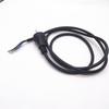 Three Core Copper Plug Power Cord AC Power Cord Power Cable Plug EU Plug (1 Pcs,Black)