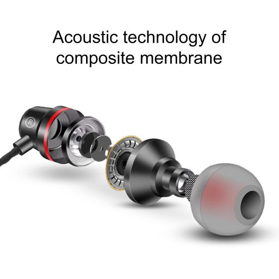 YT1 Wired Earbuds In-ear Heavy Bass Metal Type-C Wire Control Music Earphones for Gaming