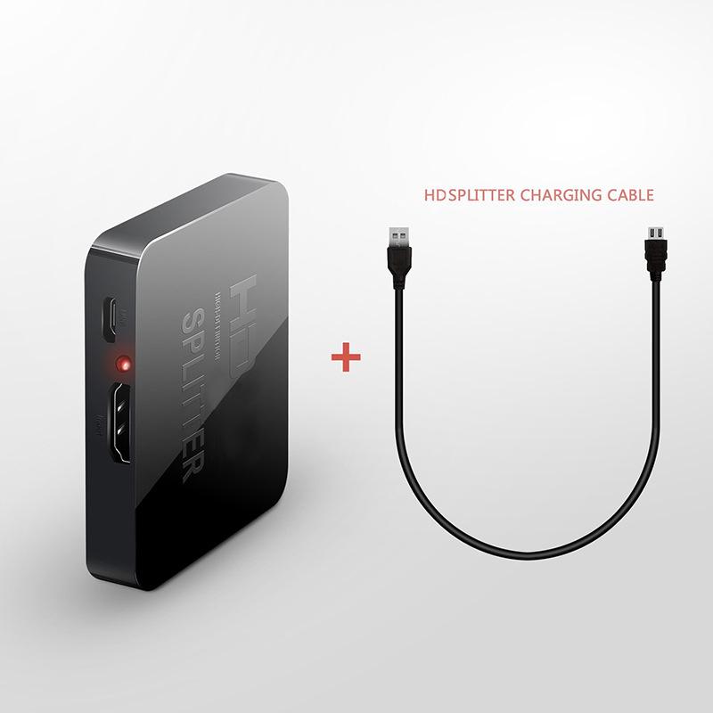 4K HDMI Splitter 1x4 with Plastic Shell for High-Definition Video