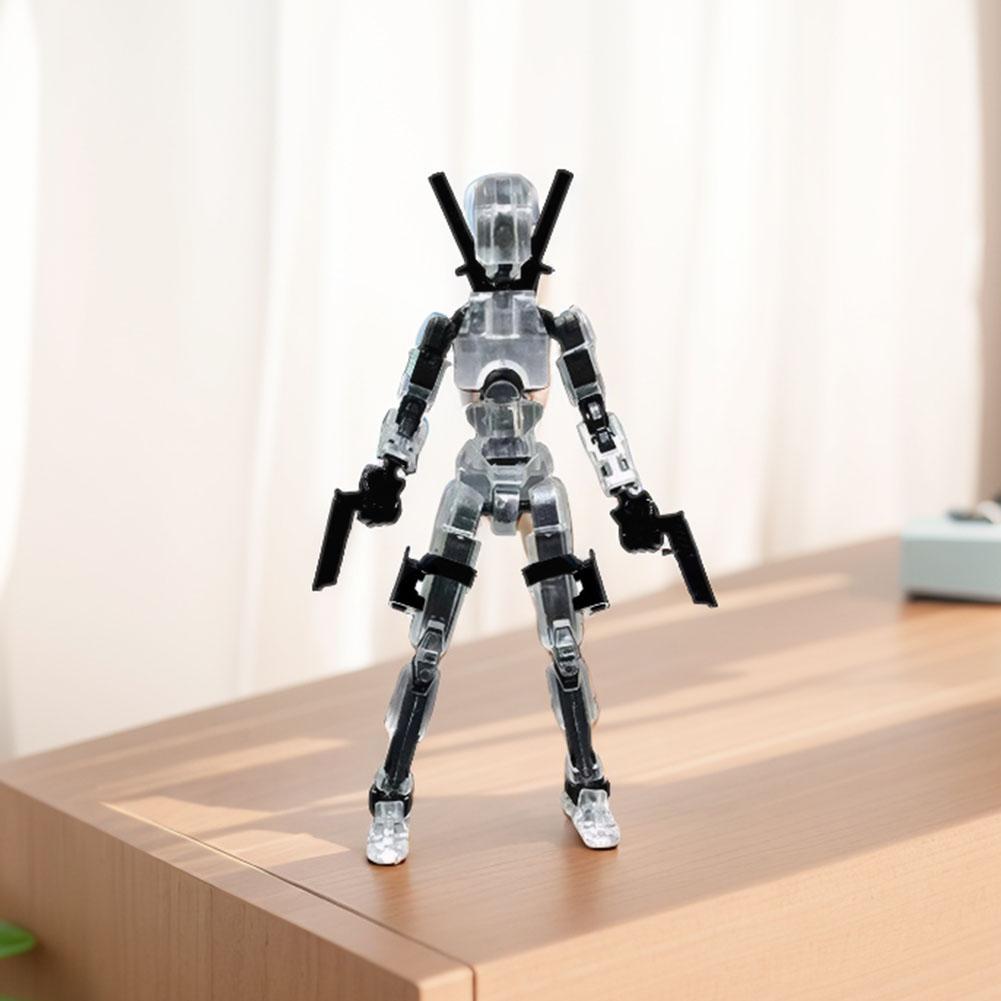 3D Printed Action Figure Multi-Jointed Action Figures Assembly Completed Full Body Mechanical Movable Toy for Kids and Adults