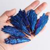 1Pcs Stones And Crystal Black Tourmaline Natural Blue Colors Minerals Titanium